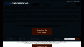 What Loegering.com website looked like in 2017 (6 years ago)