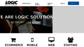 What Logicsolutions.com website looked like in 2017 (6 years ago)
