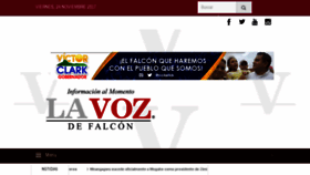 What Lavozdefalcon.info.ve website looked like in 2017 (6 years ago)