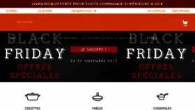 What Lecreuset.fr website looked like in 2017 (6 years ago)