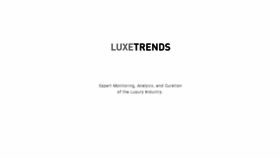 What Luxe-trends.com website looked like in 2017 (6 years ago)