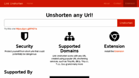 What Linkunshorten.com website looked like in 2017 (6 years ago)