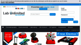 What Labunlimited.com website looked like in 2017 (7 years ago)
