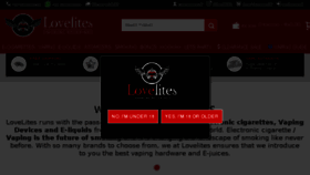 What Lovelites.in website looked like in 2017 (6 years ago)