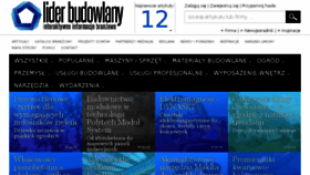 What Liderbudowlany.pl website looked like in 2017 (6 years ago)