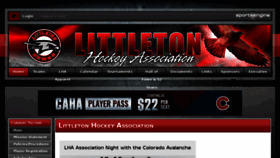 What Littletonhockey.org website looked like in 2017 (6 years ago)