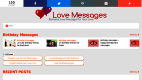 What Lovemessages.com.ng website looked like in 2017 (6 years ago)