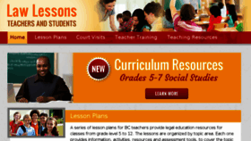 What Lawlessons.ca website looked like in 2017 (6 years ago)