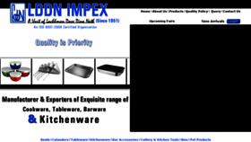 What Lddnimpex.com website looked like in 2017 (6 years ago)