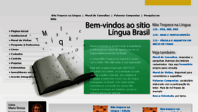 What Linguabrasil.com.br website looked like in 2017 (6 years ago)