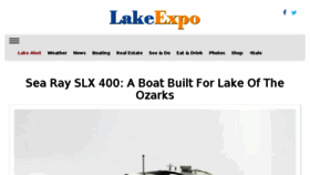 What Lakeexpo.com website looked like in 2017 (6 years ago)