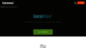 What Loconav.com website looked like in 2017 (6 years ago)