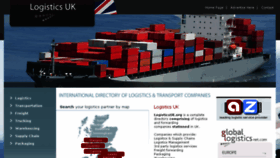 What Logisticsuk.org website looked like in 2017 (6 years ago)
