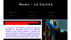 What Lacartita.com website looked like in 2017 (6 years ago)