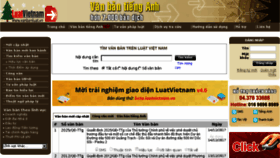 What Luatvietnam.vn website looked like in 2017 (6 years ago)