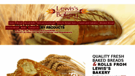 What Lewisbakery.co.uk website looked like in 2017 (6 years ago)