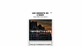 What Lessecretsdelimmo.fr website looked like in 2017 (6 years ago)