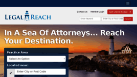 What Legalreach.com website looked like in 2017 (6 years ago)