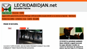 What Lecridabidjan.net website looked like in 2017 (6 years ago)