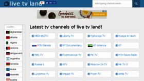 What Livetvland.com website looked like in 2017 (6 years ago)