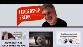 What Leadershipfreak.blog website looked like in 2017 (6 years ago)