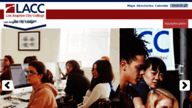 What Lacitycollege.edu website looked like in 2017 (6 years ago)