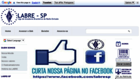 What Labre-sp.org.br website looked like in 2017 (6 years ago)