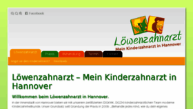What Loewenzahnarzt.de website looked like in 2017 (6 years ago)