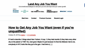 What Landanyjobyouwant.com website looked like in 2017 (6 years ago)