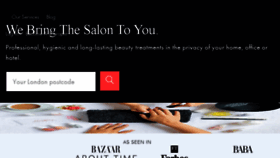 What Lesalon.com website looked like in 2017 (6 years ago)