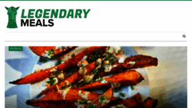 What Legendarymeals.com website looked like in 2018 (6 years ago)
