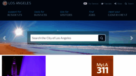 What Lacity.org website looked like in 2018 (7 years ago)