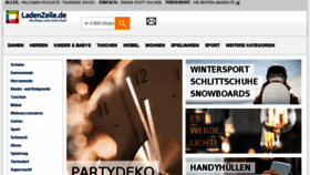 What Ladenzeile.de website looked like in 2018 (6 years ago)