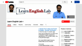 What Learnenglishlab.com website looked like in 2018 (6 years ago)