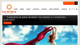 What Luzdaserraeditora.com.br website looked like in 2018 (6 years ago)