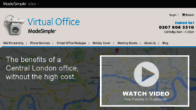 What Londonpresence.com website looked like in 2018 (6 years ago)