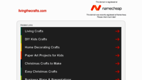 What Livingthecrafts.com website looked like in 2018 (6 years ago)
