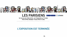 What Lesparisiens.paris.fr website looked like in 2018 (6 years ago)