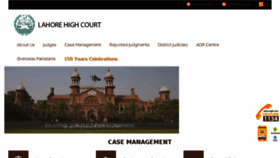 What Lhc.gov.pk website looked like in 2018 (6 years ago)