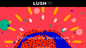 What Lush.com website looked like in 2018 (6 years ago)