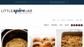 What Littlespicejar.com website looked like in 2018 (6 years ago)