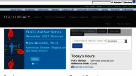 What Library.fgcu.edu website looked like in 2018 (6 years ago)