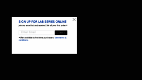 What Labseries.com website looked like in 2018 (6 years ago)