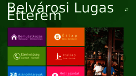 What Lugas-etterem.com website looked like in 2018 (6 years ago)