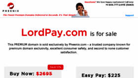 What Lordpay.com website looked like in 2018 (6 years ago)