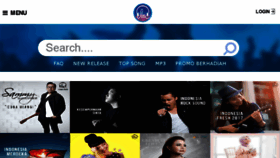 What Langitmusik.com website looked like in 2018 (6 years ago)