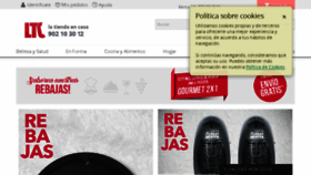 What Latiendaencasa.es website looked like in 2018 (6 years ago)