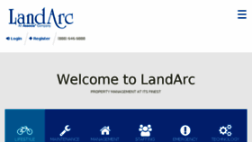 What Landarc.com website looked like in 2018 (6 years ago)