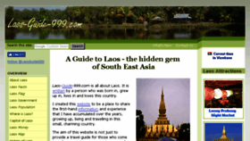 What Laos-guide-999.com website looked like in 2018 (6 years ago)