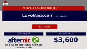 What Lovebaja.com website looked like in 2018 (6 years ago)